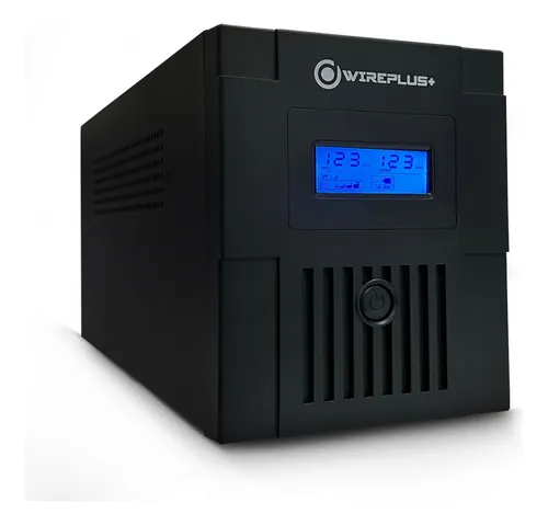 UPS WIREPLUS PANTALLA SMART 1200VA/720W 2X12-9AMP 120VAC (copia)