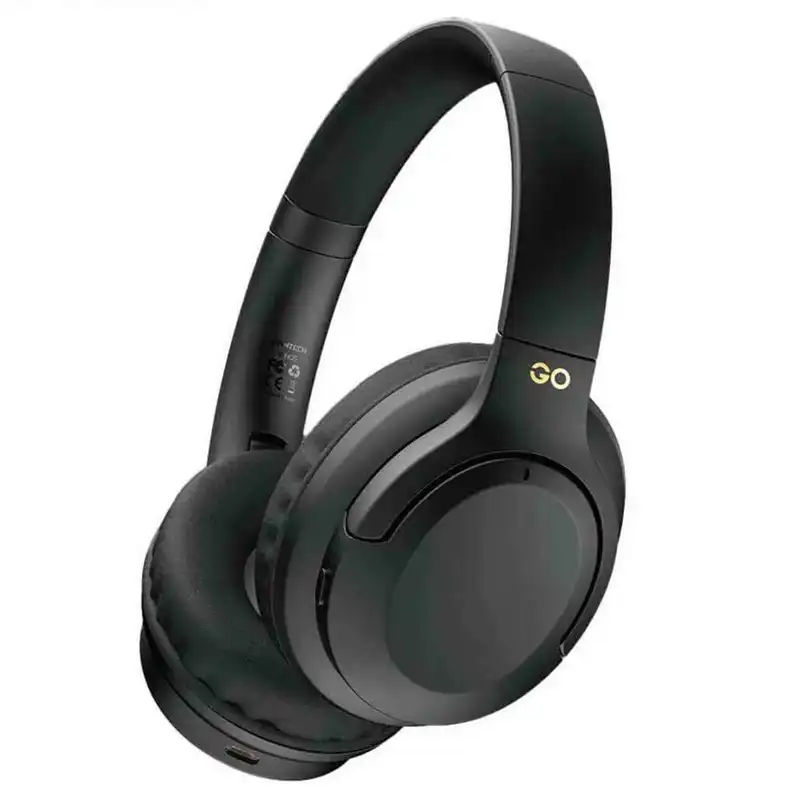 AUDIFONO CON MICROFONO FANTECH GO WH05 BK DUAL BLUETOOH Y 3.5MM MULTIPLATAFORMA NEGRO 