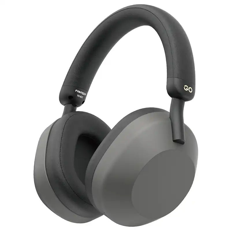 AUDIFONO CON MICROFONO FANTECH GO WH06 DGY DUAL BLUETOOH Y 3.5MM MULTIPLATAFORMA GRIS