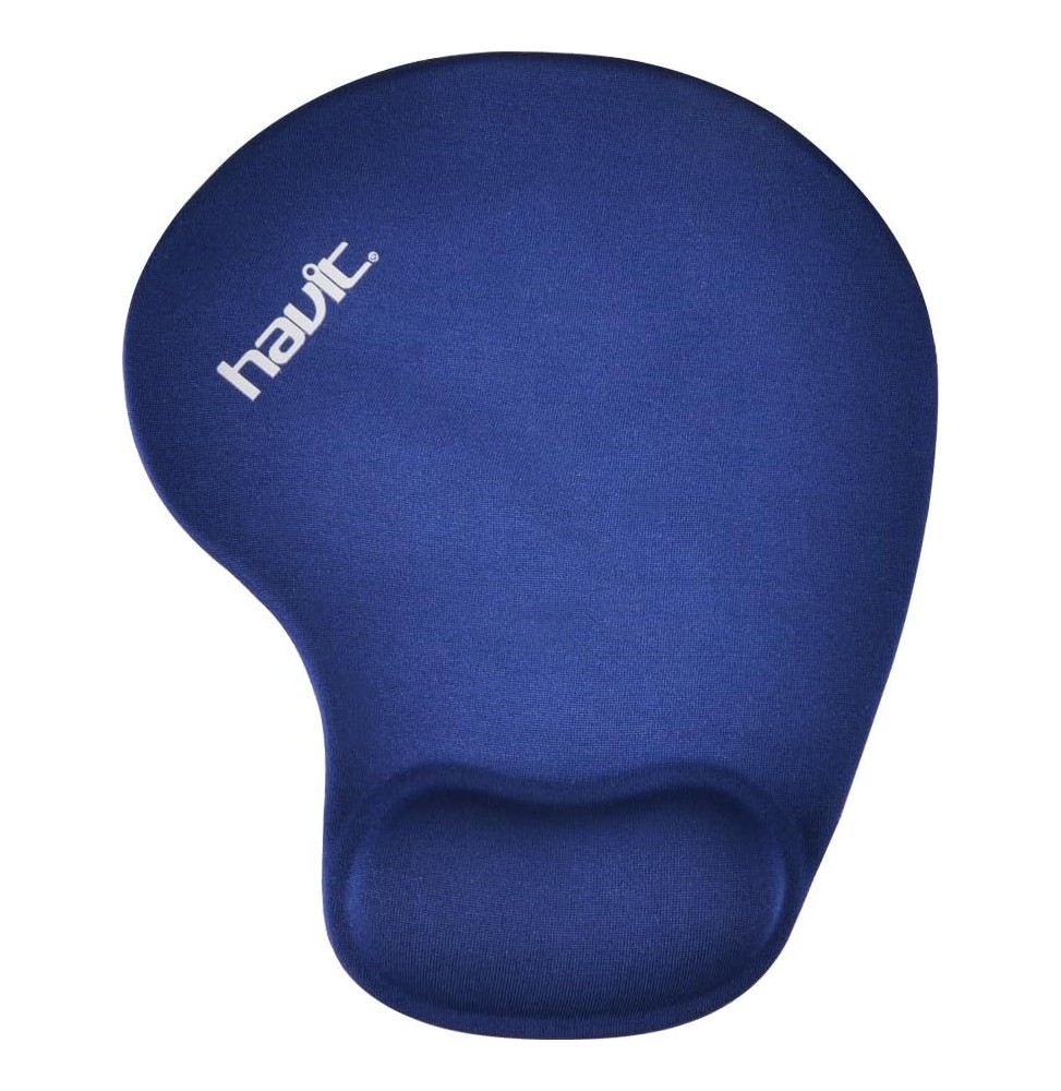 MOUSE PAD HAVIT HV-MP802 ERGONOMICO CON GEL AZUL 