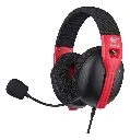 AUDIFONO CON MICROFONO GAMING HAVIT GAMENOTE FUXI-H5D 3.5MM MULTIPLATAFORMA NEGRO Y ROJO