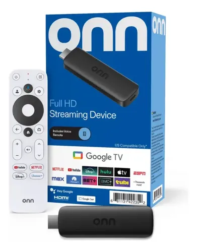 ONN TV FULL HD STICK CON GOOGLE TV STREAMING