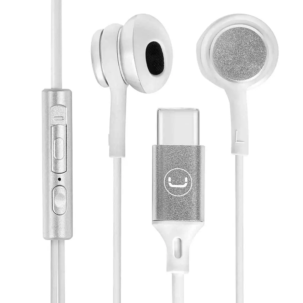 AUDIFONO MANOS LIBRES EARPHONE UNNO ULTRA HS7005WT USB-C BLANCO