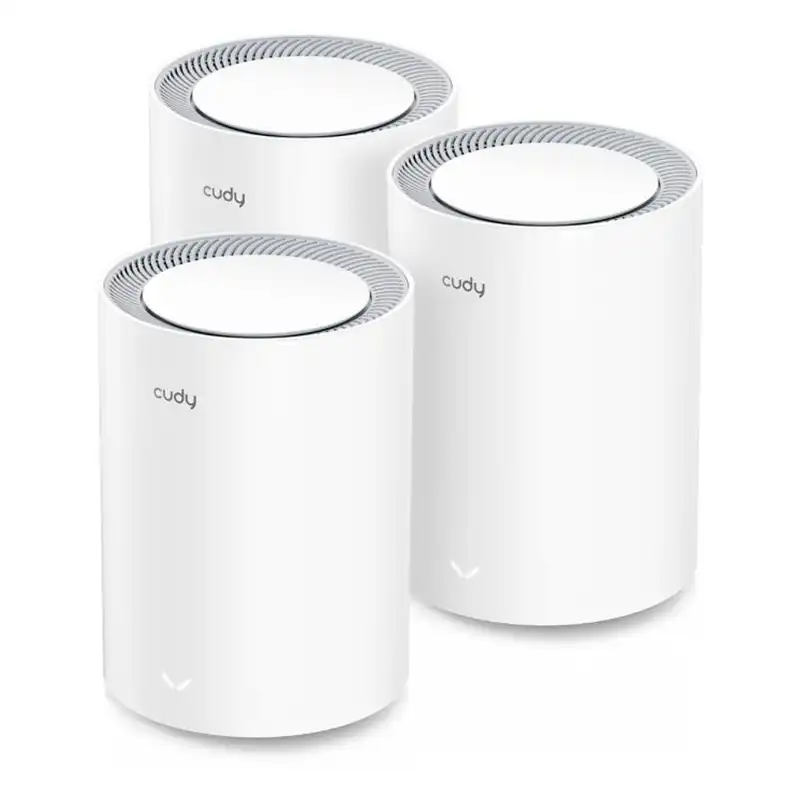 ROUTER CUDY M3000 AX3000 WIRELESS WIFI6 GIGABIT MESH DUAL BAND PUERTO 2.5G 3 PACK 