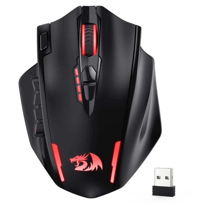 MOUSE GAMER REDRAGON IMPACT ELITE M913 12.400 DPI RGB USB NEGRO