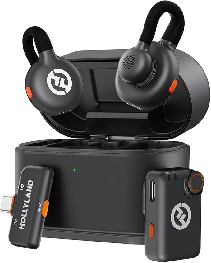 MICROFONO INALAMBRICO HOLLYLAND LARK M2S MINI ULTIMATE COMBO (CAMARA RX+TYPE-C RX+ ESTUCHE)