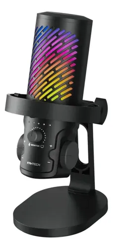 MICROFONO STREAMING FANTECH LEVIOSA AURA MCX04 BK USB NEGRO