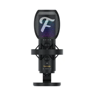 MICROFONO STREAMING FANTECH LEVIOSA WAVE WMCX01 BK INALAMBRICO NEGRO