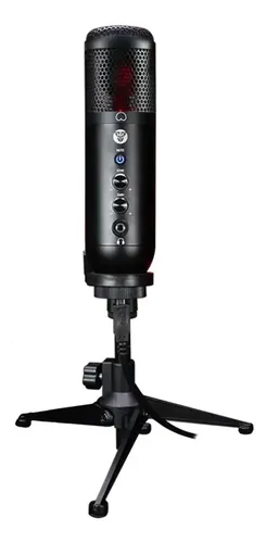 MICROFONO STREAMING FANTECH LEVIOSA AURA MCX01 BK USB NEGRO 