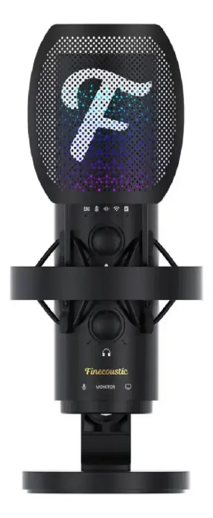 MICROFONO STREAMING FANTECH RESONO WFM1 BK INALAMBRICO NEGRO