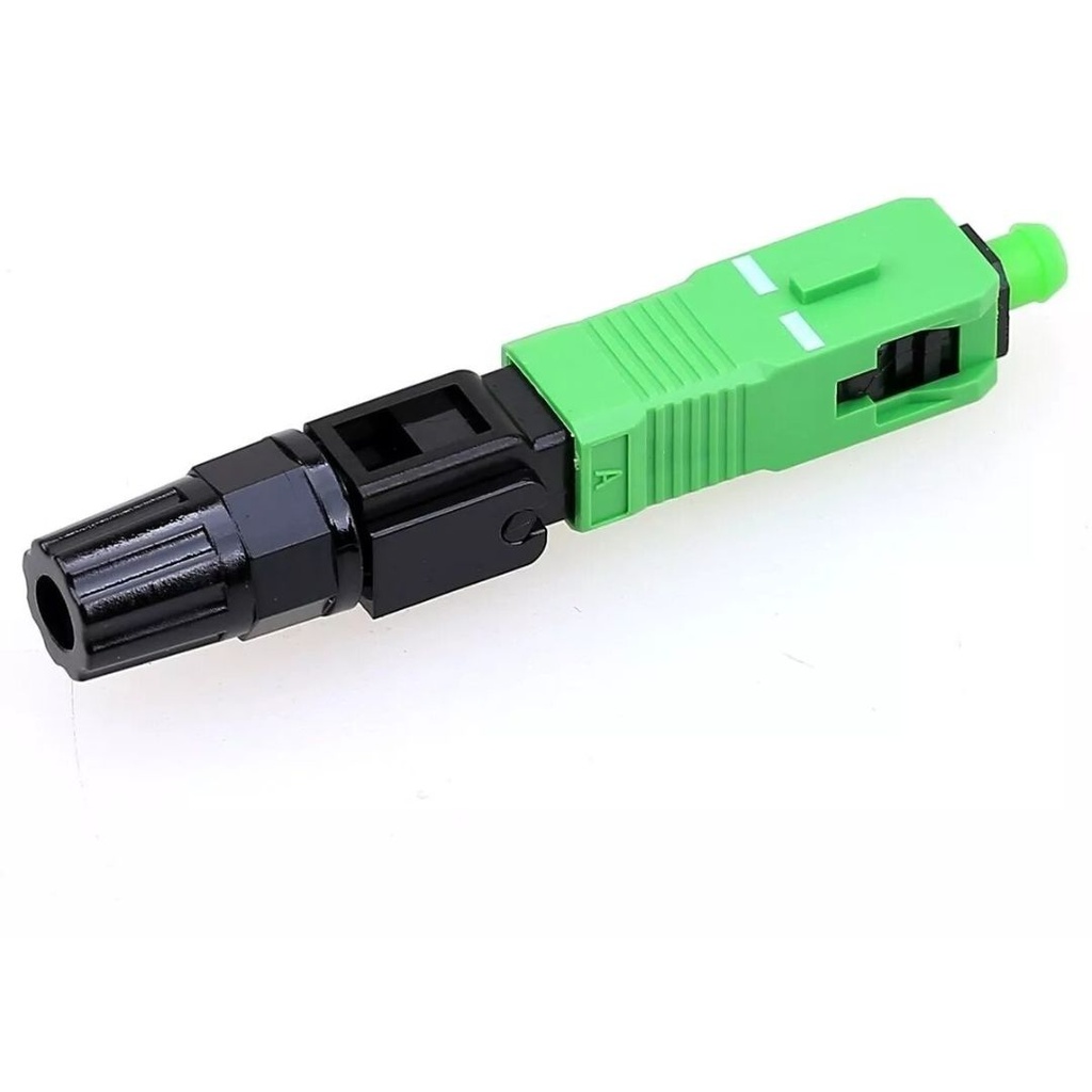 CONECTOR RAPIDO SC A APC VERDE UNIDAD