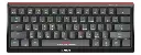 TECLADO MECANICO MARVO KG962 BK HECATE 61R 60% INGLES NEGRO SW-ROJO