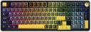 TECLADO MECANICO MARVO KG986W TITAN 98 INGLES 98% TRI-MODO NEGRO SW-AMARILLO