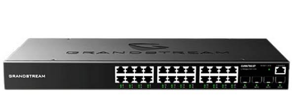 SWITCH GRANDSTREAM GWN7803PH PRO 24 PUERTOS POE GIGABIT CON 2 UP SFP++ RACK CAPA 2++ 400W
