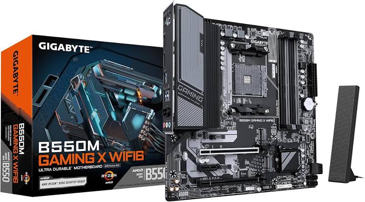 TARJETA MADRE GIGABYTE B550M GARMIN X WIFI6 M-ATX AM4 4XDDR4