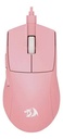 MOUSE GAMER REDRAGON KING 1K M724P 12400 DPI USB ROSADO 