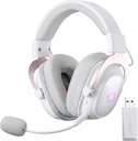 AUDIFONO CON MICROFONO GAMING REDRAGON ZEUS PRO H510W-PRO INALAMBRICO BLANCO