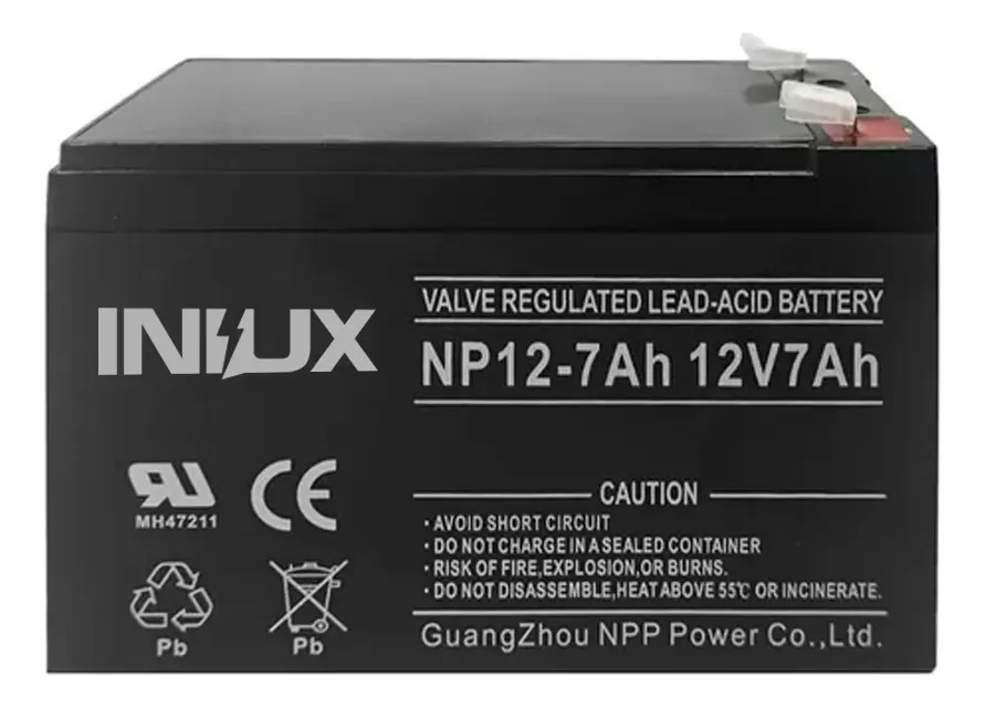 BATERIA INIUX 12V-7AH AGM 