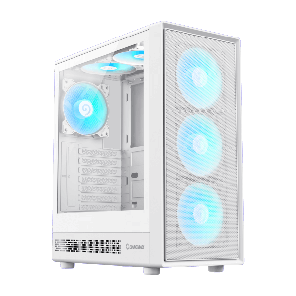 CASE GAMEMAX GAMING STORM 2 AW ATX 6XFAN ARGB BLANCO