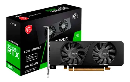 TARJETA DE VIDEO MSI RTX 3050 LP 6G DDR6 OC