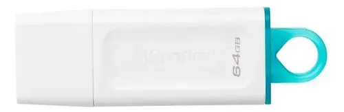 PENDRIVE KINGSTON 64GB USB 3.2 DATA TRAVELER EXODIA BLANCO KC-U2G64-5R 