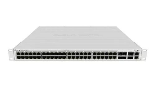 SWITCH MIKROTIK CRS354-48P-4S+2Q+RM 48 PUERTOS GIGABIT POE+ CON 4 PUERTOS SFP+ Y 2 PUERTOS QSFP+  RACK 700W