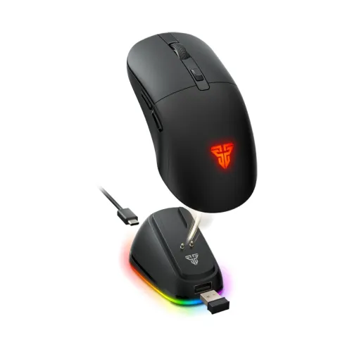 MOUSE GAMER FANTECH KANATA WG9RD BK RGB 12000 DPI INALAMBRICO NEGRO