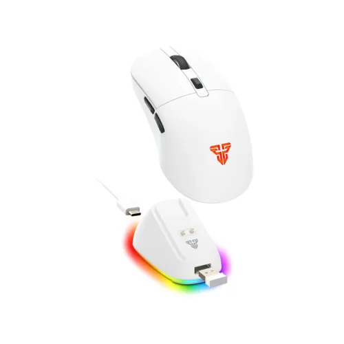 MOUSE GAMER FANTECH KANATA WG9RD WH RGB 12000 DPI INALAMBRICO BLANCO