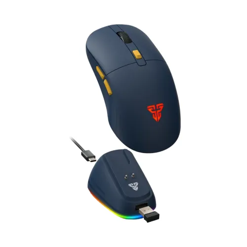 MOUSE GAMER FANTECH KANATA WG9RD BL RGB 12000 DPI INALAMBRICO AZUL