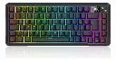 TECLADO MECANICO REDRAGON UCAL PRO LCD K724RGB-PRO SP 75% INALAMBRICO TRI-MODO NEGRO SW-ROJO