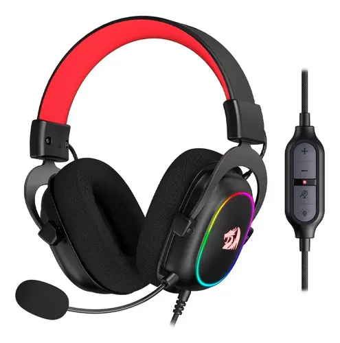 AUDIFONO CON MICROFONO GAMING REDRAGON ZEUS X H510-RGB USB 7.1 NEGRO