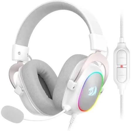 AUDIFONO CON MICROFONO GAMING REDRAGON ZEUS X H510W-RGB USB 7.1 BLANCO