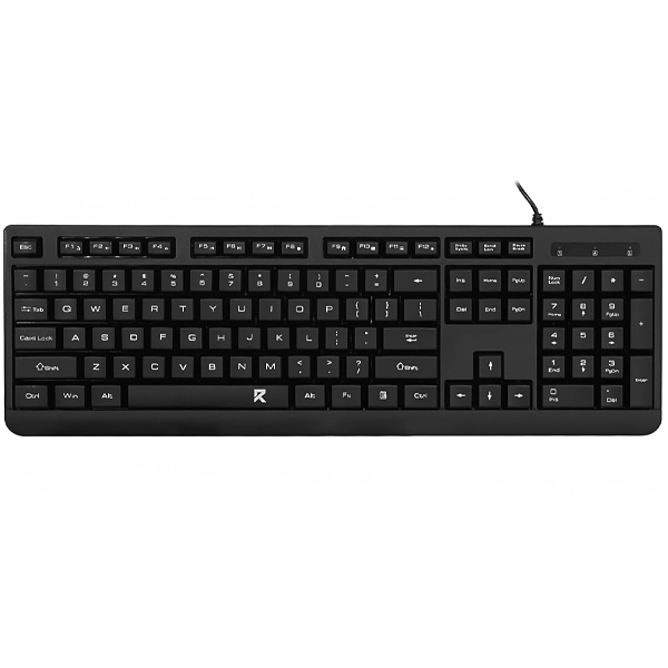 TECLADO REDRAGON BK-7543 OFICINA USB ESPAÑOL NEGRO
