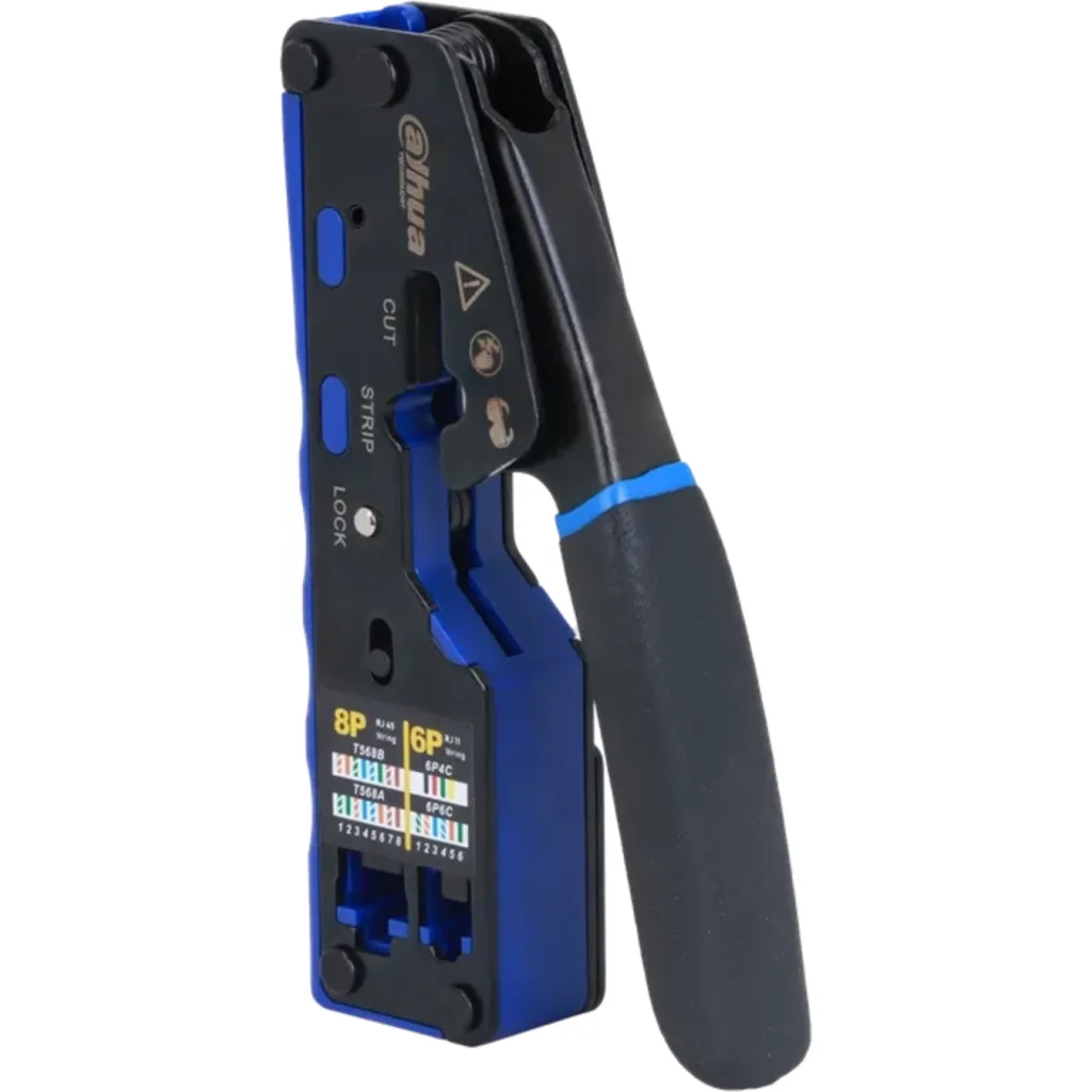 CRIMPEADORA PASSTHROUGH EZ DAHUA DH-PFM914  CAT7/6A/6/5E/5 CON CORTADOR