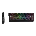 TECLADO MECANICO MARVO KG965W BK SAMBER 65W INGLES 65% TRI-MODO NEGRO SW-AMARILLO