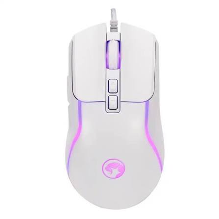MOUSE GAMER MARVO M292 WH CAPO 20 7200 DPI RGB USB BLANCO