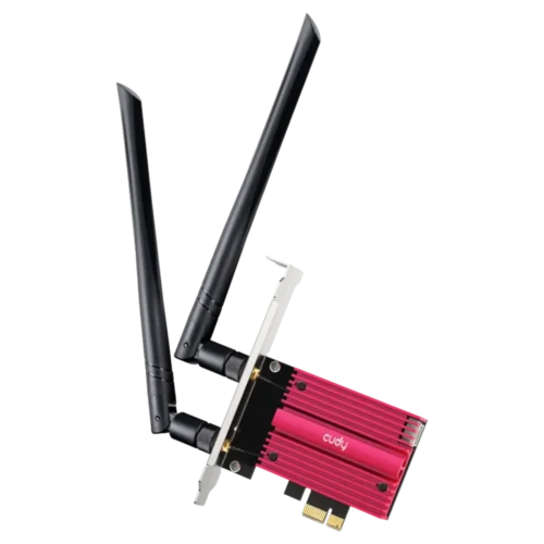 ADAPTADOR PCI-E A WIFI6E / BLUETOOTH CUDY WE3000S AX5400  