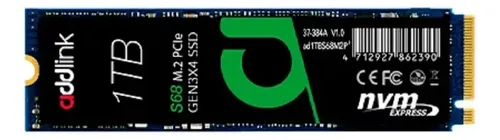 UNIDAD SSD M.2 1TB ADDLINK S68 PCIE GEN3X4 AD1TBS68M2P