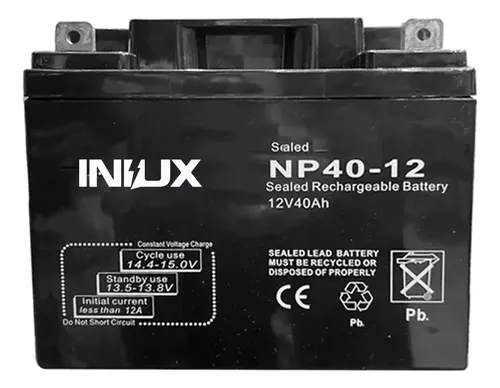 BATERIA INIUX 12V-40AH AGM