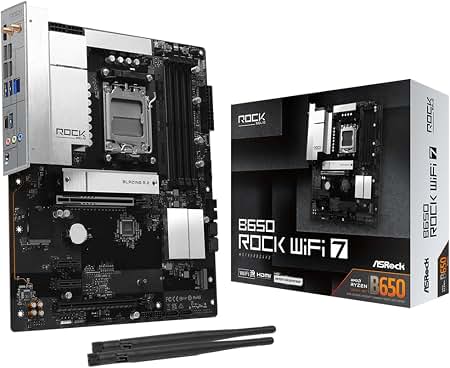 TARJETA MADRE ASROCK B850M ROCK WIFI R2.0 M-ATX AM5 2XDDR5