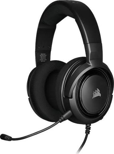AUDIFONO CON MICROFONO GAMING CORSAIR HS35 3.5MM MULTIPLATAFORMA CARBON 