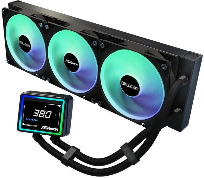 REFRIGERACION LIQUIDA ASROCK CHALLENGER 360 DIGITAL SMART TDP 300W ARGB 90-ACLA36-BAAGA NEGRO