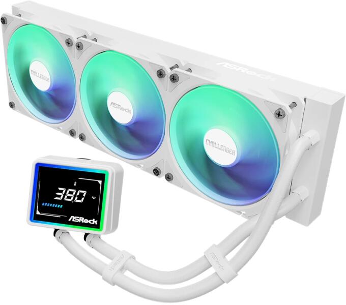 REFRIGERACION LIQUIDA ASROCK CHALLENGER 360 DIGITAL SMART TDP 300W ARGB 90-ACLA36-WAAGA BLANCA