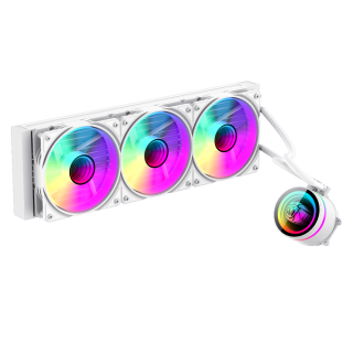 REFRIGERACION LIQUIDA GAMEMAX ICEBURG 360 INFINITY TDP 300W ARGB BLANCA 