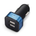 CARGADOR PARA CARRO UNNO PW5021BK FAST DUAL USB 3.4A NEGRO 
