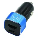 CARGADOR PARA CARRO UNNO PW5021BK FAST DUAL USB 3.4A NEGRO 