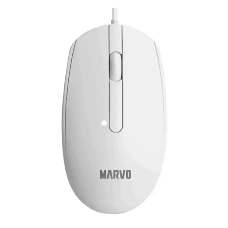 MOUSE MARVO MS003 WH BASIC USB BLANCO