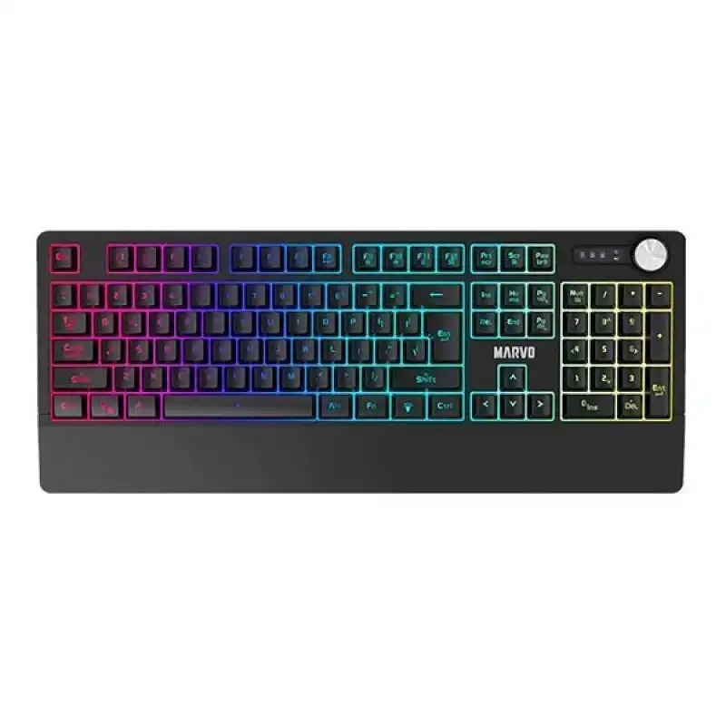 TECLADO MEMBRANA MARVO K660SP RGB ESPAÑOL