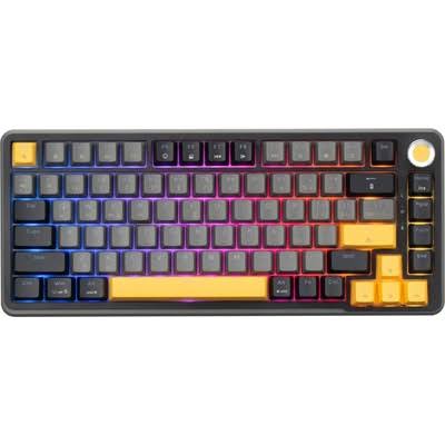 TECLADO MECANICO MARVO KG985W TITAN 75 INGLES 75% TRI-MODO NEGRO SW-AMARILLO