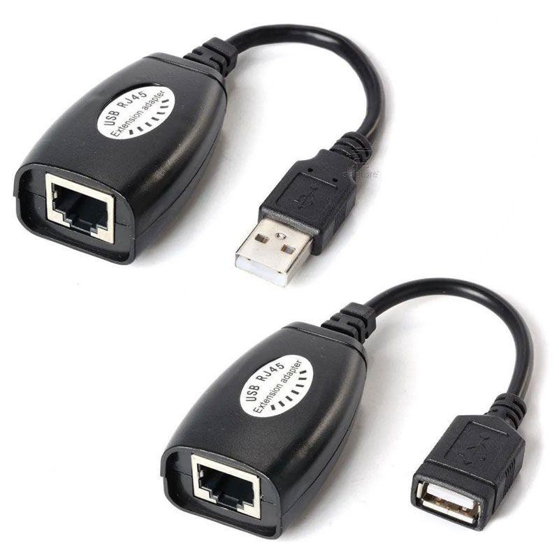 ADAPTADOR EXTENSOR USB A RJ45 STRIG